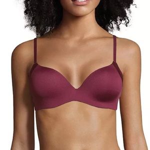 MAIDENFORM
Smooth Finish Push Up Bra ME0009 in purple size 40DD